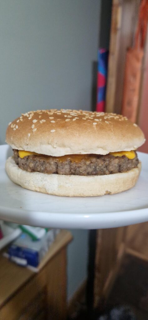 The 45-second cheeseburger