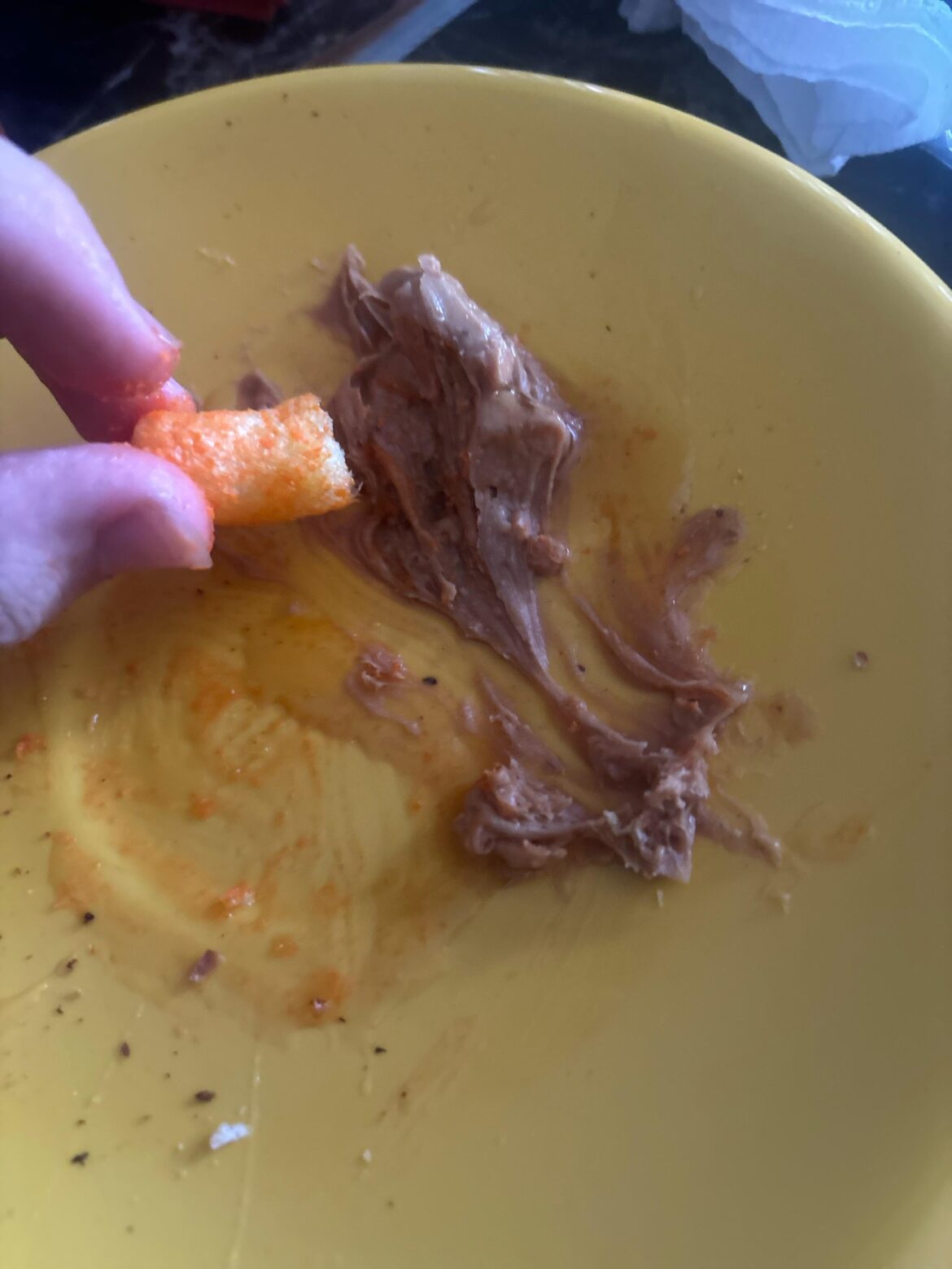 Honey, peanut butter and cheetoh