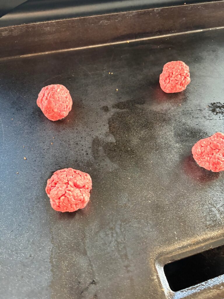 Smashburgers I made the other day