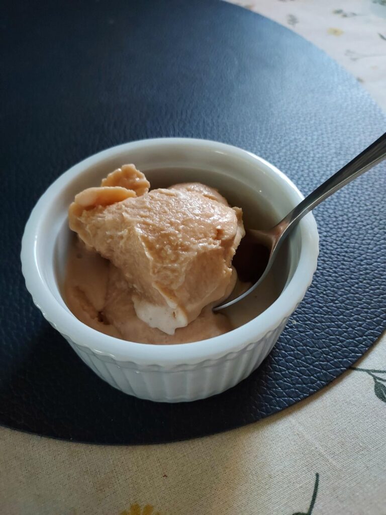 Homemade cherry liqueur (or is it liquor?) ice cream