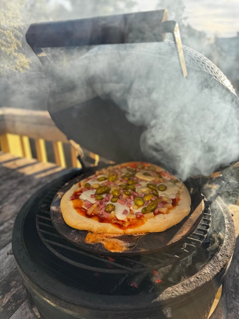 Pizza on the egg