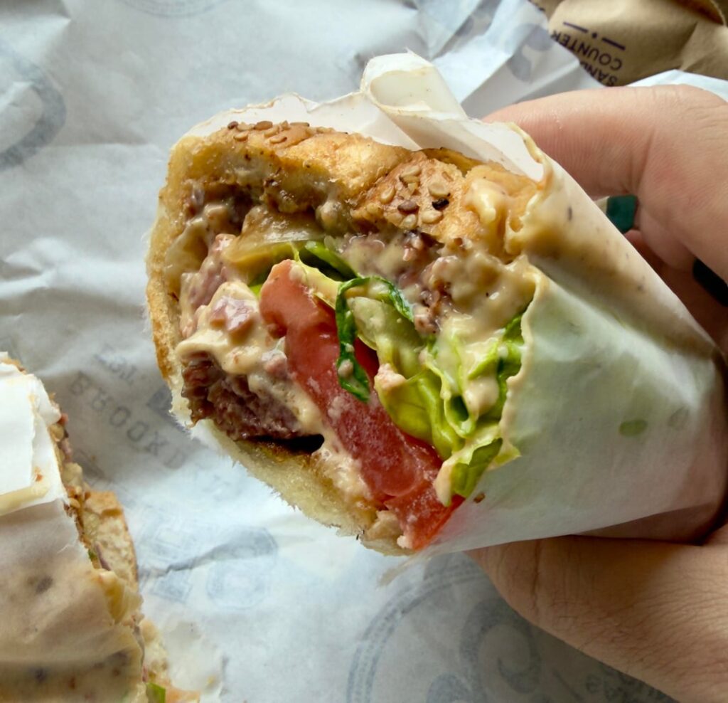 Pastrami chopped cheese from Edith’s sandwich counter Pastrami chopped cheese from Edith’s sandwich counter