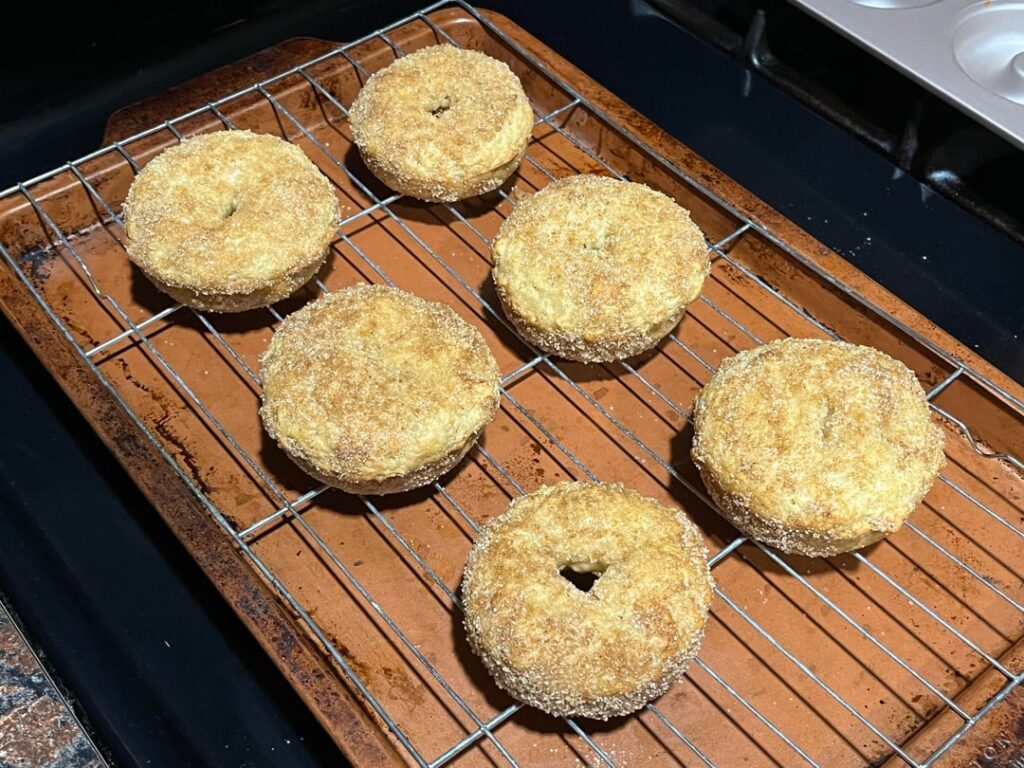 Apple cider donuts! 🍁🍩