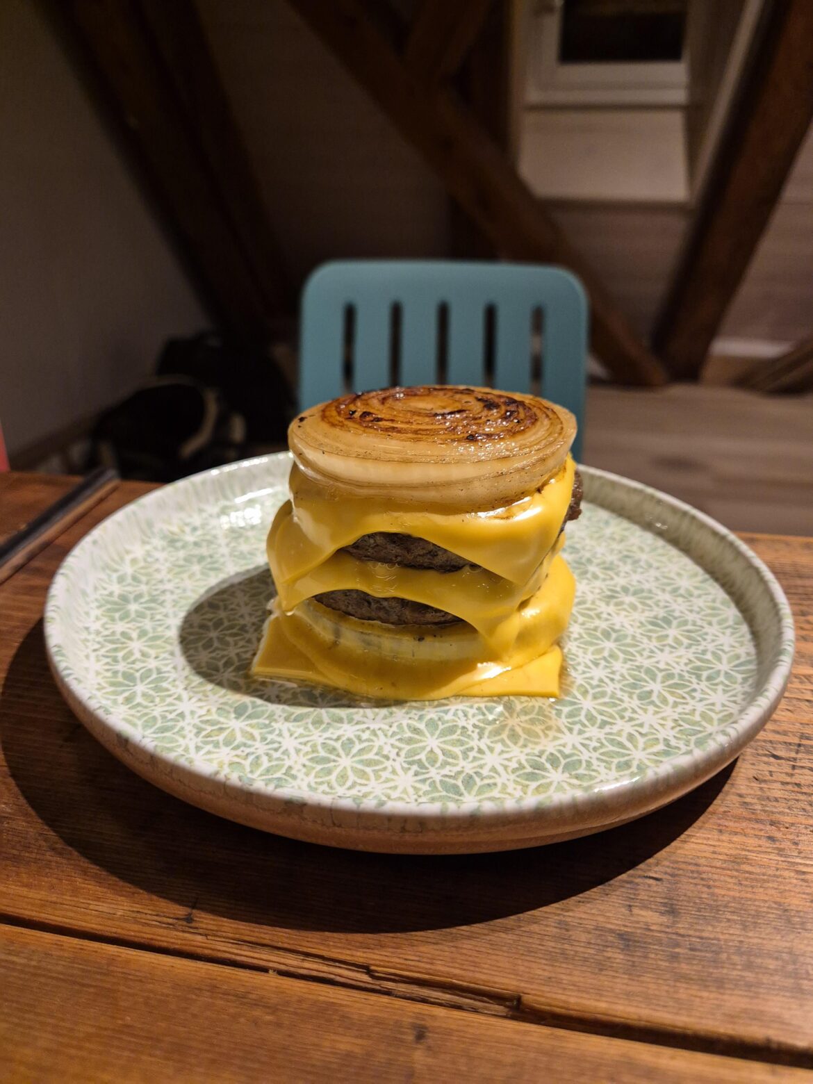 Onion-Wrapped Flying Dutchman Burger