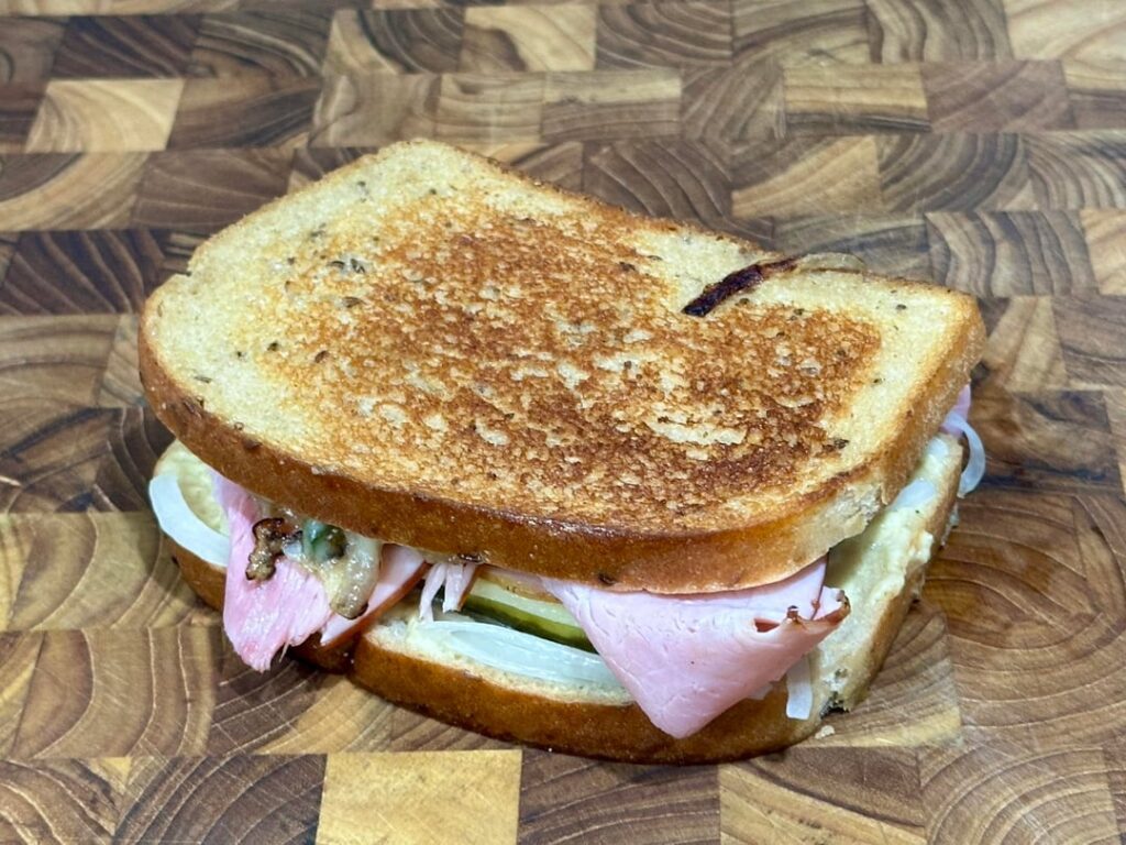 it’s 11:29pm and this is a ham and swiss.