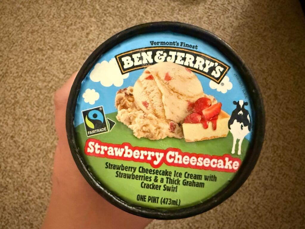 Ben & Jerry’s Strawberry Cheesecake