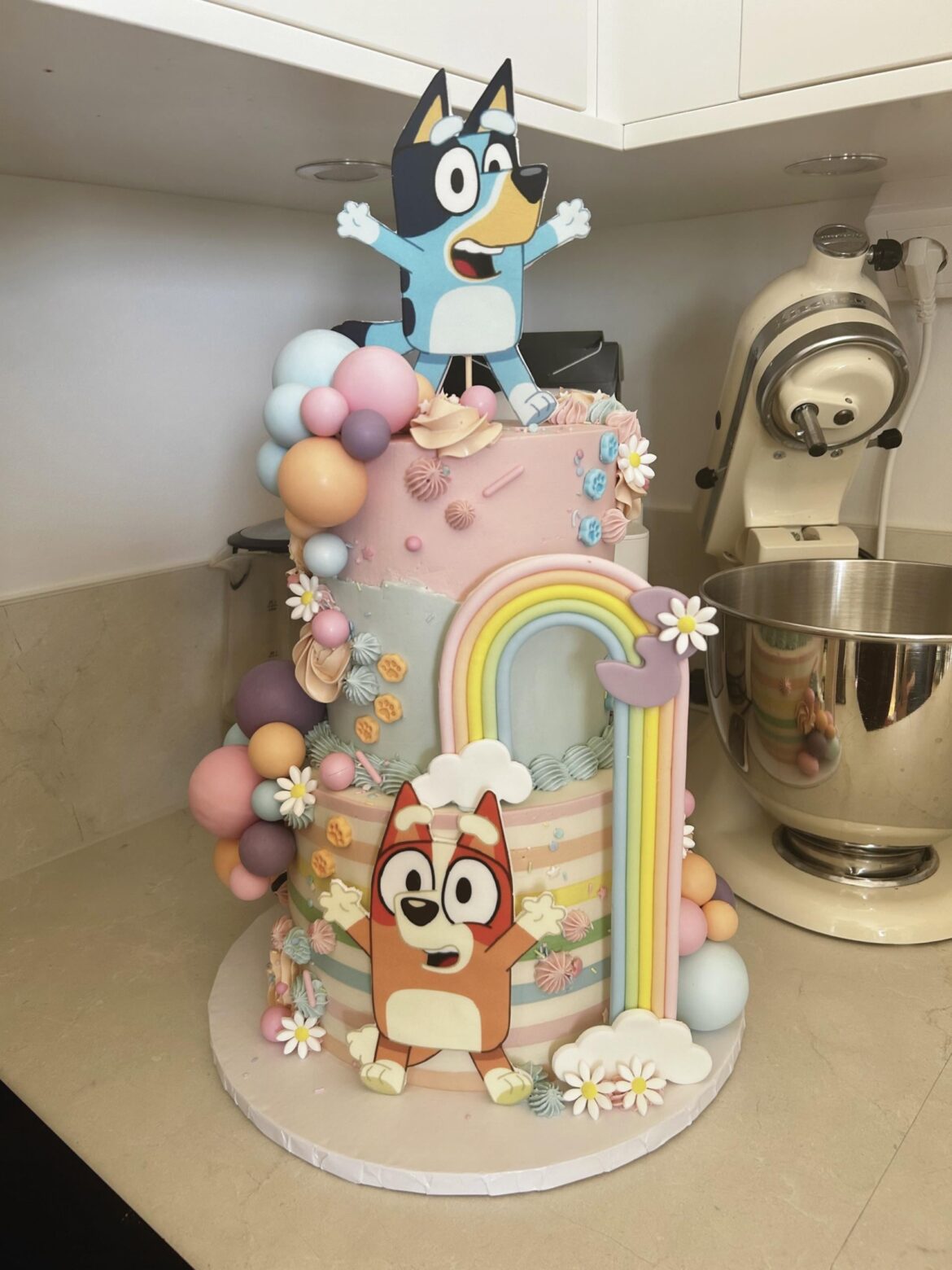 First two tier cake First two tier cake