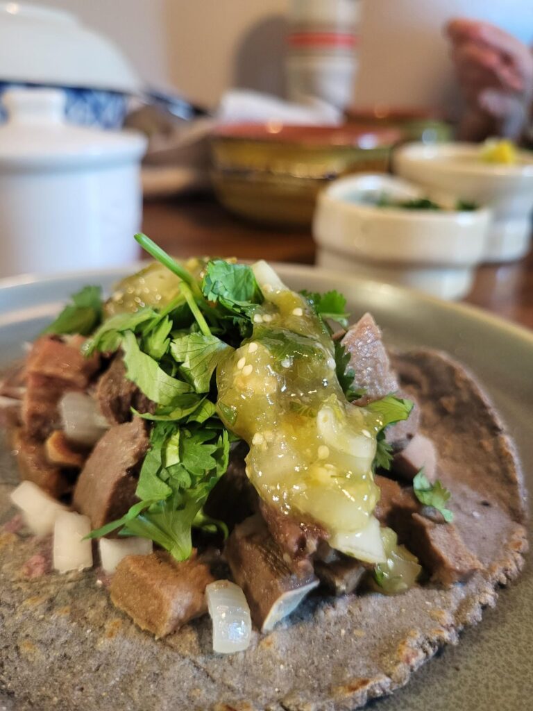 Winner winner tacos de lengua for dinner!