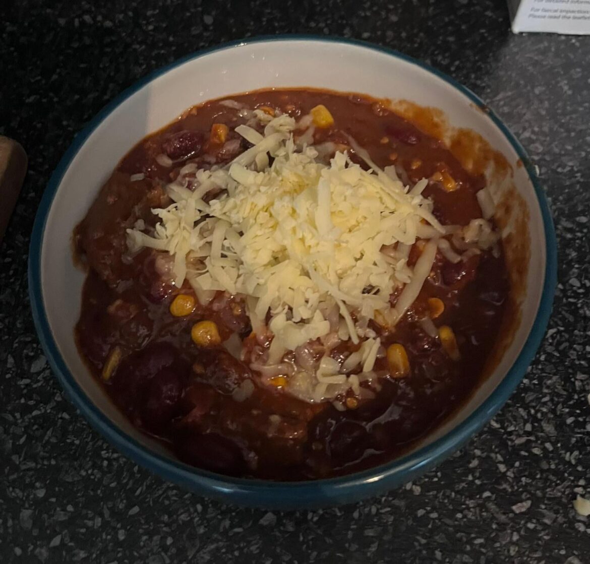 Diced beef chilli