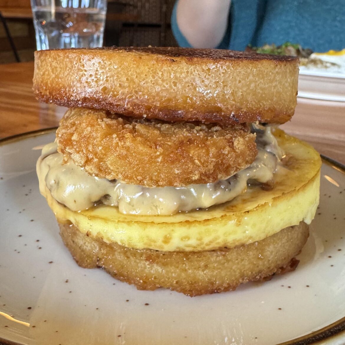 Breakfast sandwich from Boonies