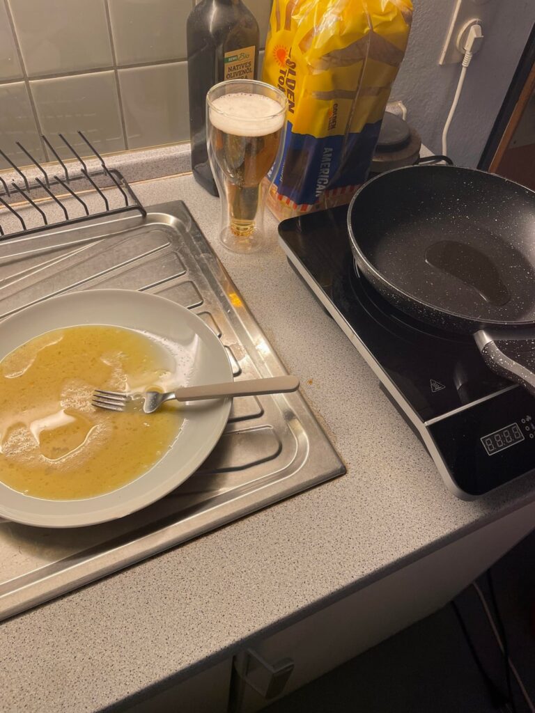 French toast sandwiches with ham and cheese