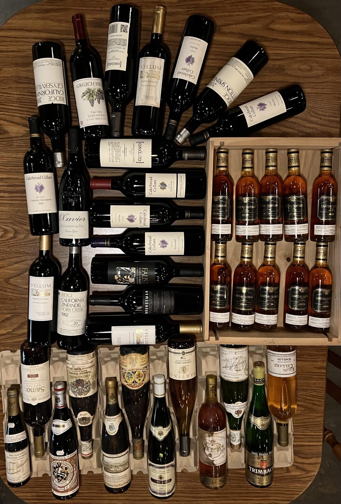 quality buy from a friend’s cellar today. old sweets give me life!