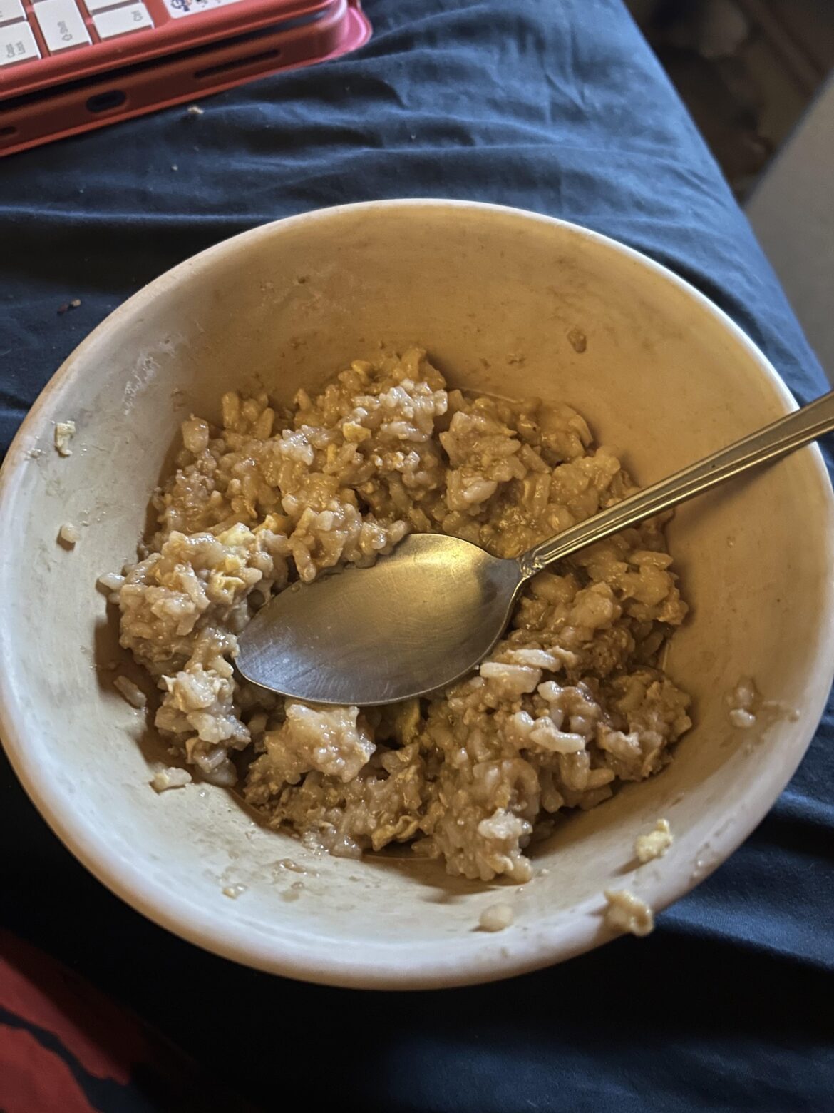 I tried making fried rice for breakfast