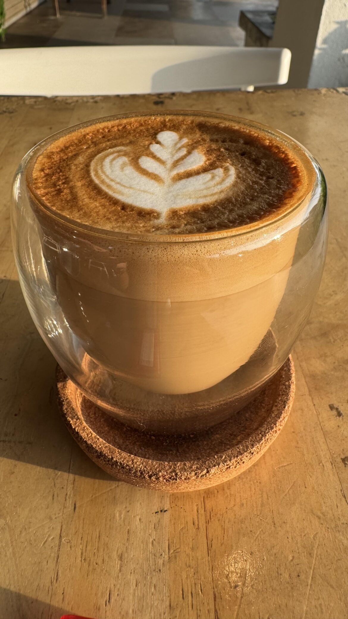 Cappucino at Smokey Cafe