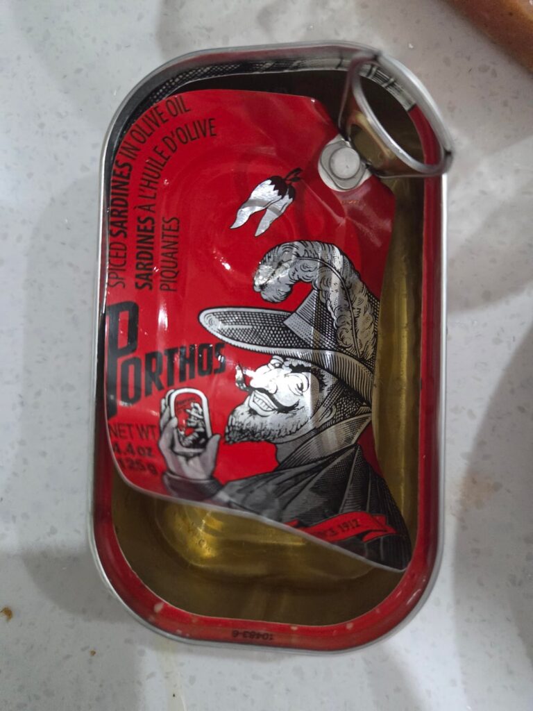 finally trying sardines!