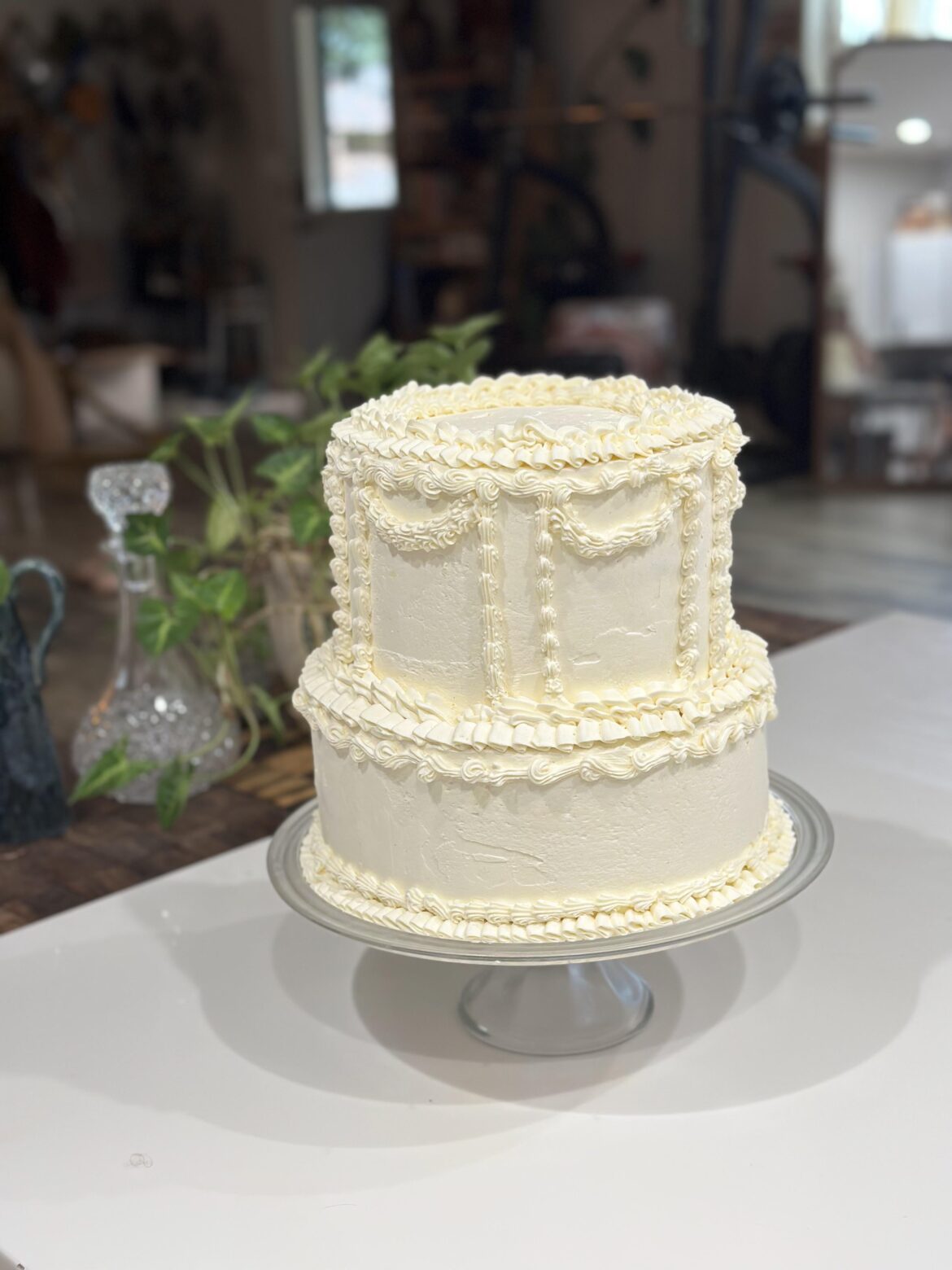 First wedding cake I’ve ever made