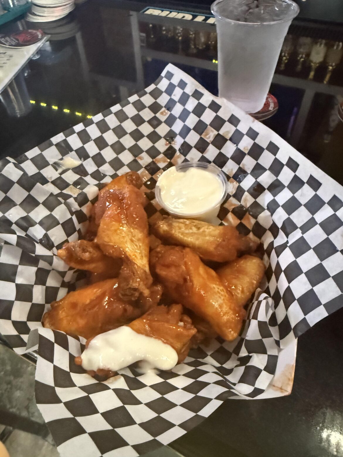 Wings from the Bill Backers Bar in New Orleans, Louisiana (NOLA Taphouse)