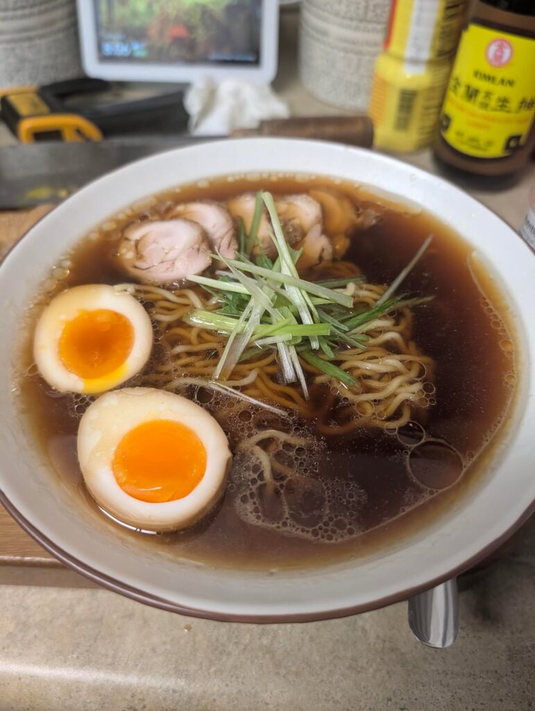 Homemade Shoyu and Shio ramen Homemade Shoyu and Shio ramen