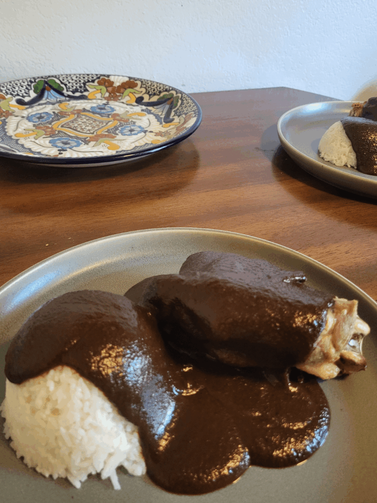 Words can't describe the joy we get to eat this beautiful mole.