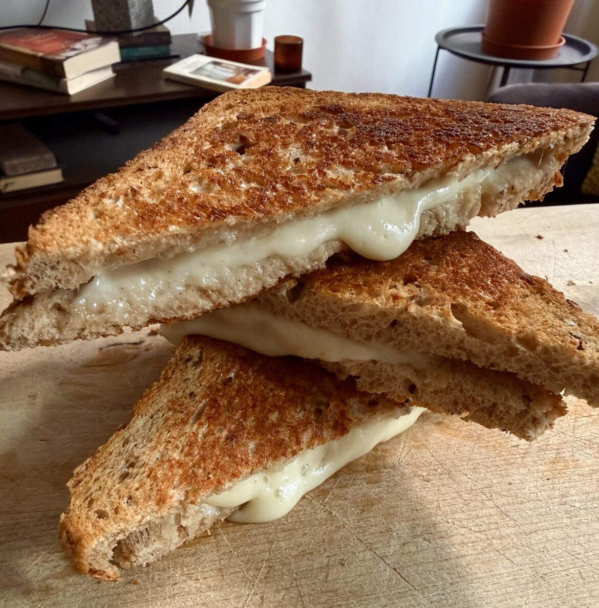 Homemade seed bread chronicles: Cheddar.