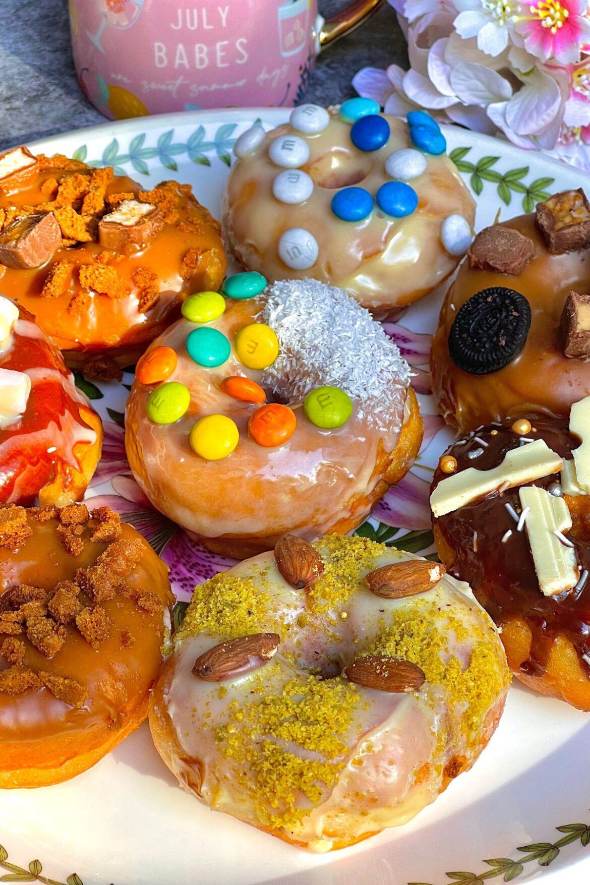Easy Decorated Krispy Kreme Donuts (No Mixer Needed)