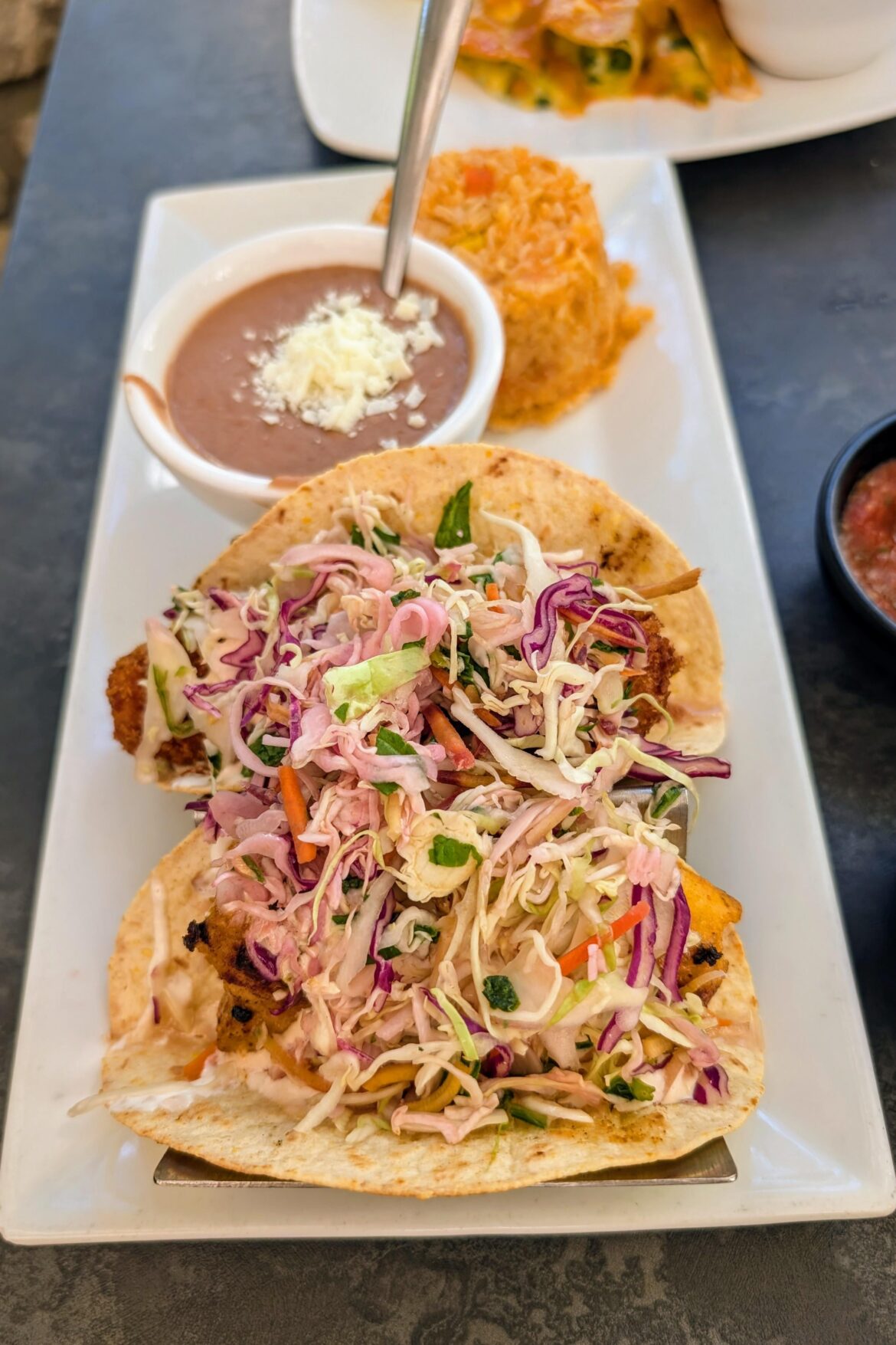Fresh Fish Tacos at the Riverwalk in San Antonio, TX