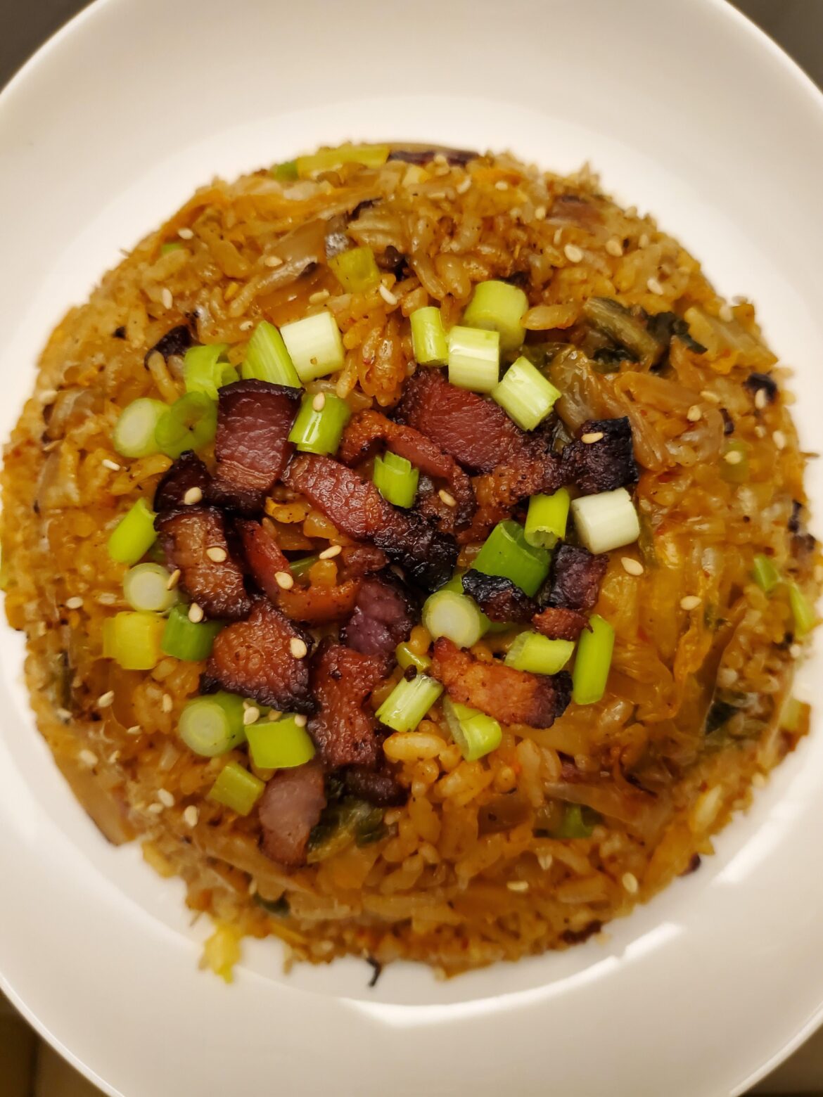 Kimchi fried rice [OC]