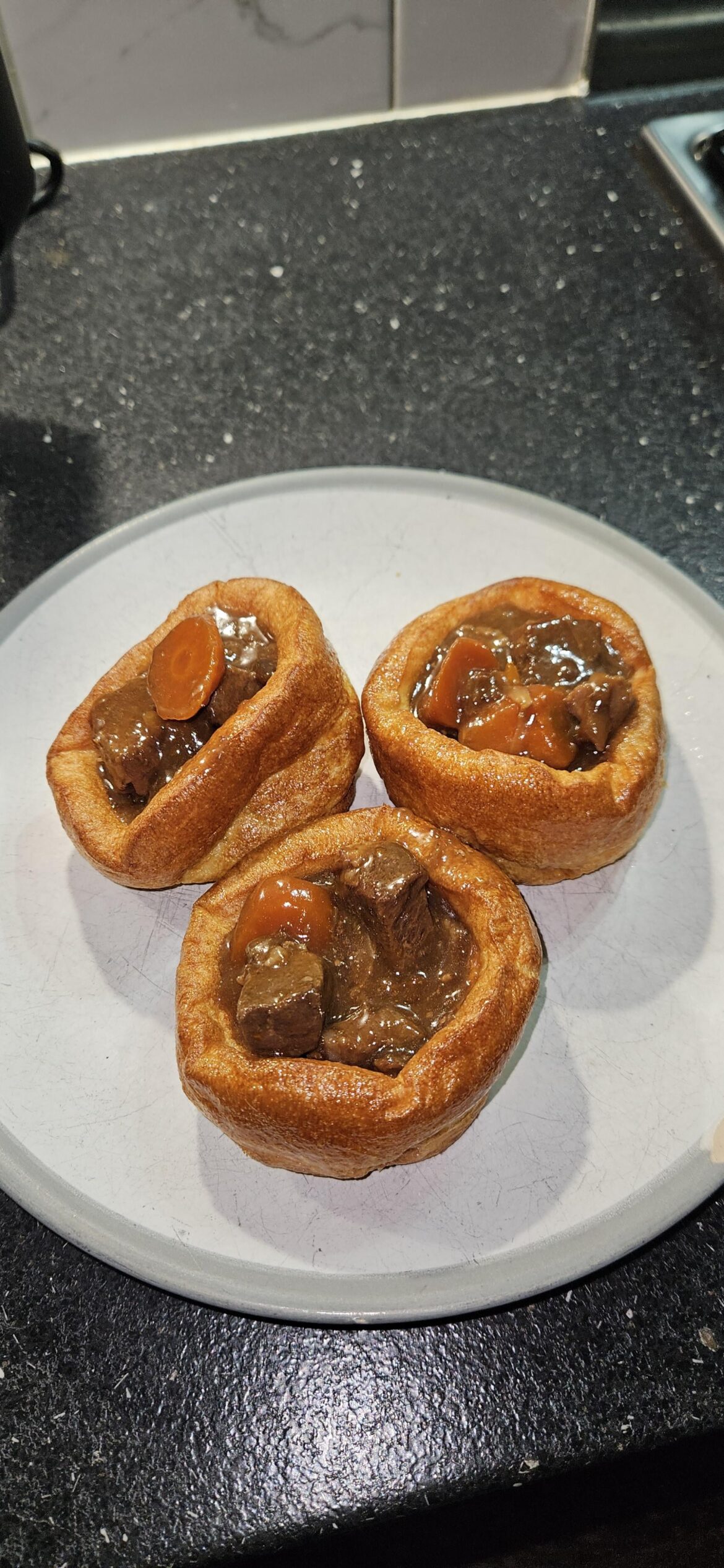 [Homemade] Braised beef in yorkies