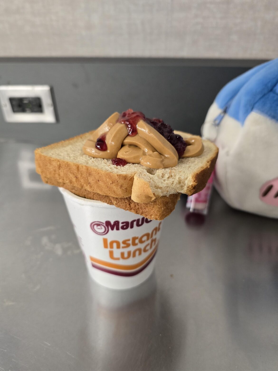 My sad poor people meal at the back of work