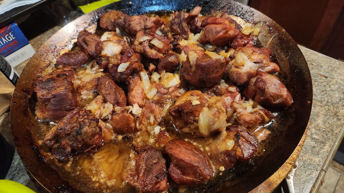 Made a pile of carnitas