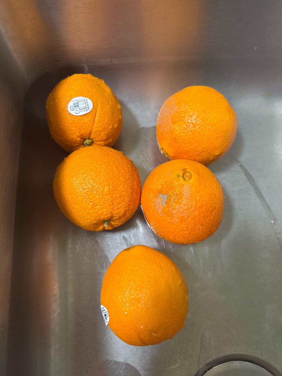 Mold dust on orange for orange marmalade?