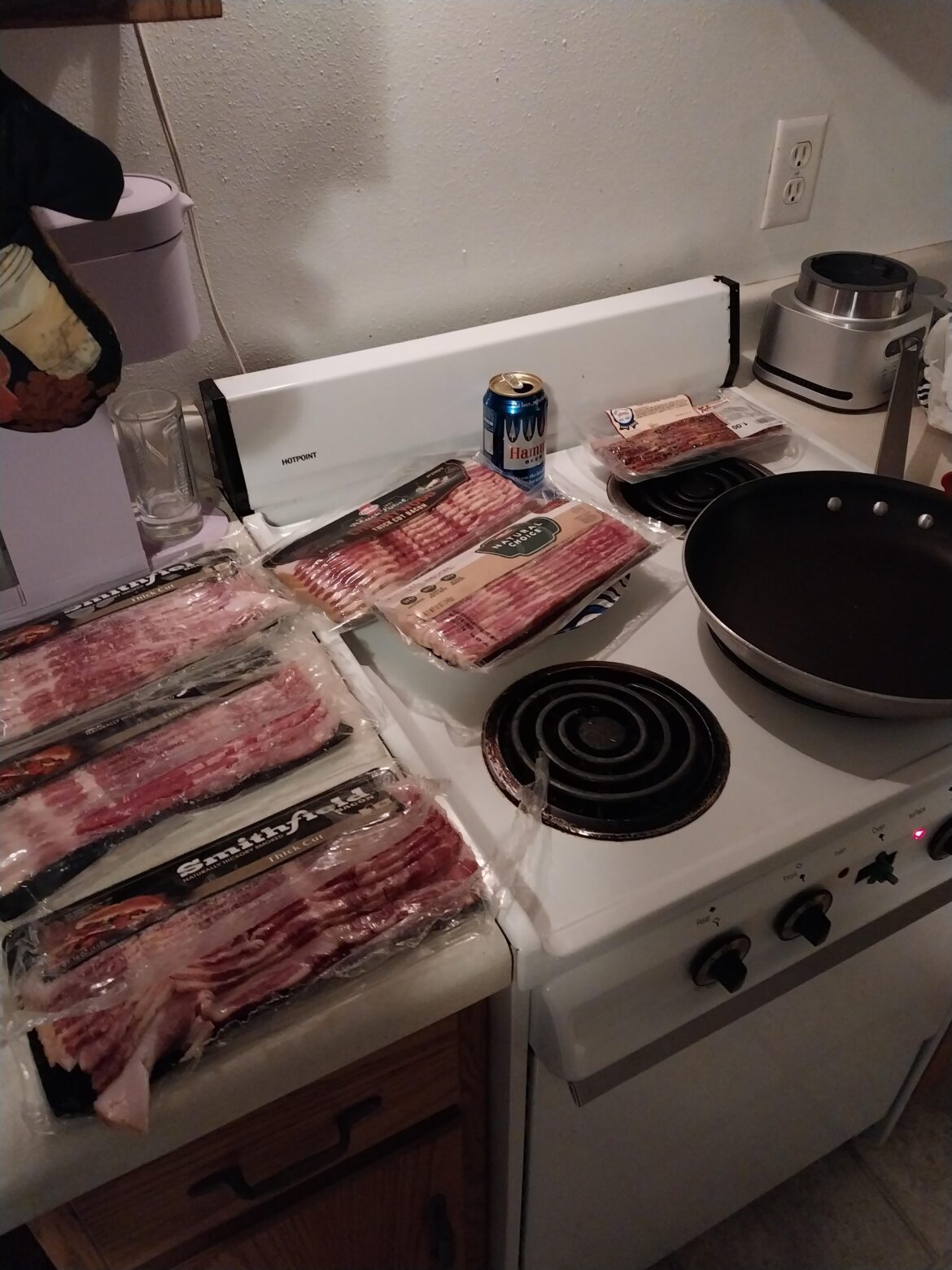 Made a comment about cooking lots of bacon in this sub.