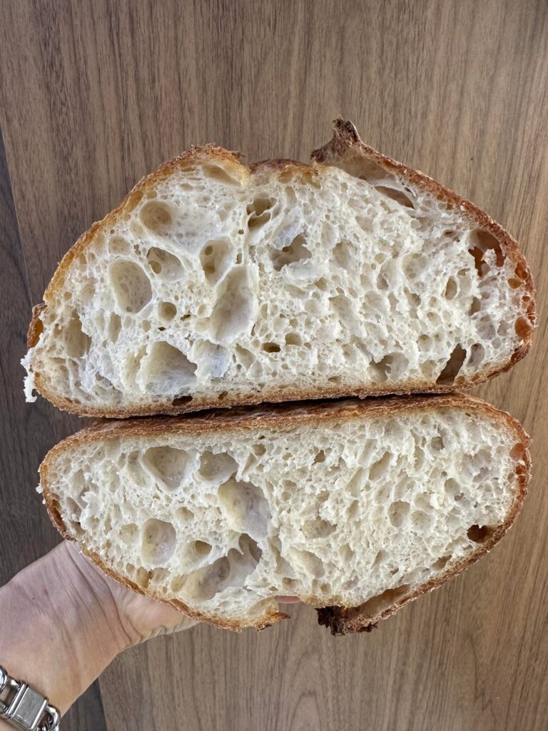 Sticky crumb - normal??