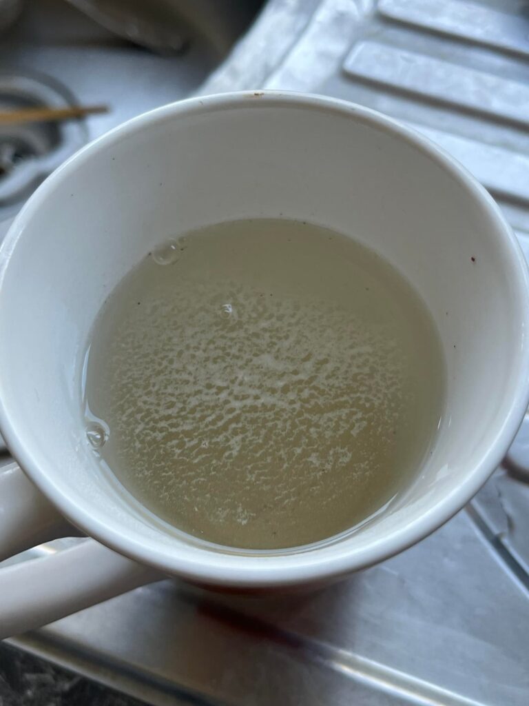 Cleaning a second hand machine