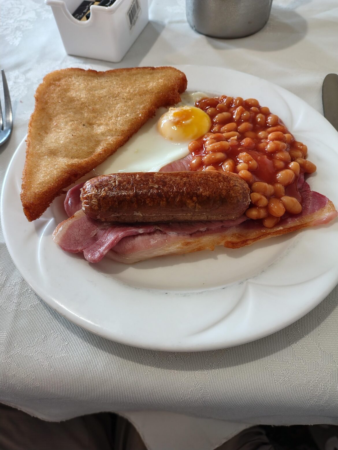 Didn't know my £40 hotel room came with free breakfast. Still not sure it was worth it.