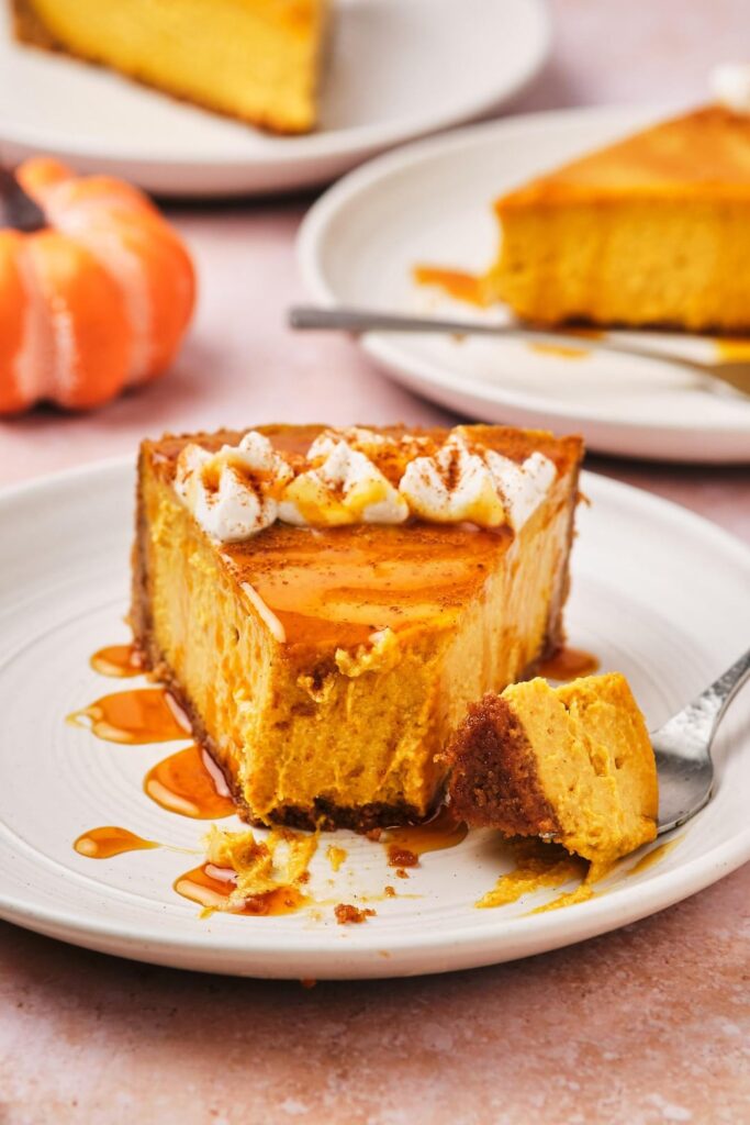 Vegan Pumpkin Cheesecake (No Vegan Cream Cheese Needed)