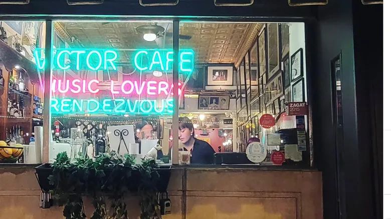 Victor Cafe sign in Philadelphia