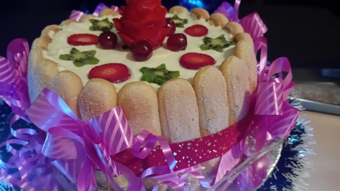 Homemade Diplomat Cake