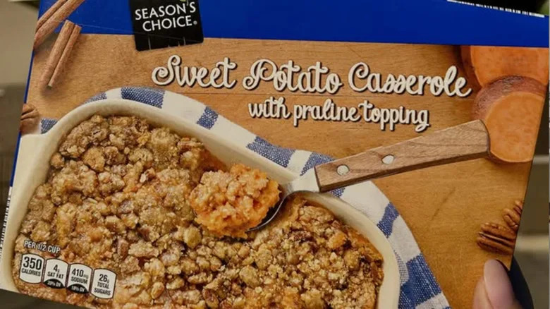 Box of Sweet Potato Casserole with Praline Topping