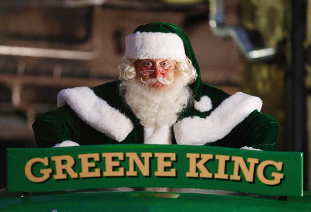A green Santa stars in a new Christmas campaign