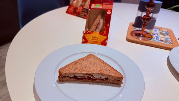 Sainsbury's Turkey Feast sandwich
