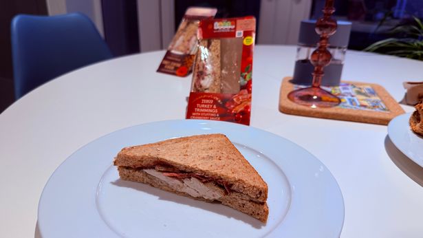 Tesco's Turkey and Trimmings sandwich