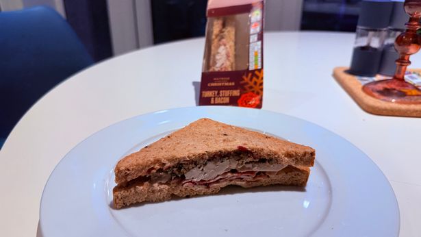 Waitrose's Turkey, Stuffing, and Bacon sandwich