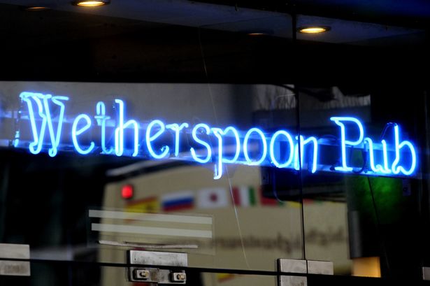 General view of a JD Wetherspoon pub