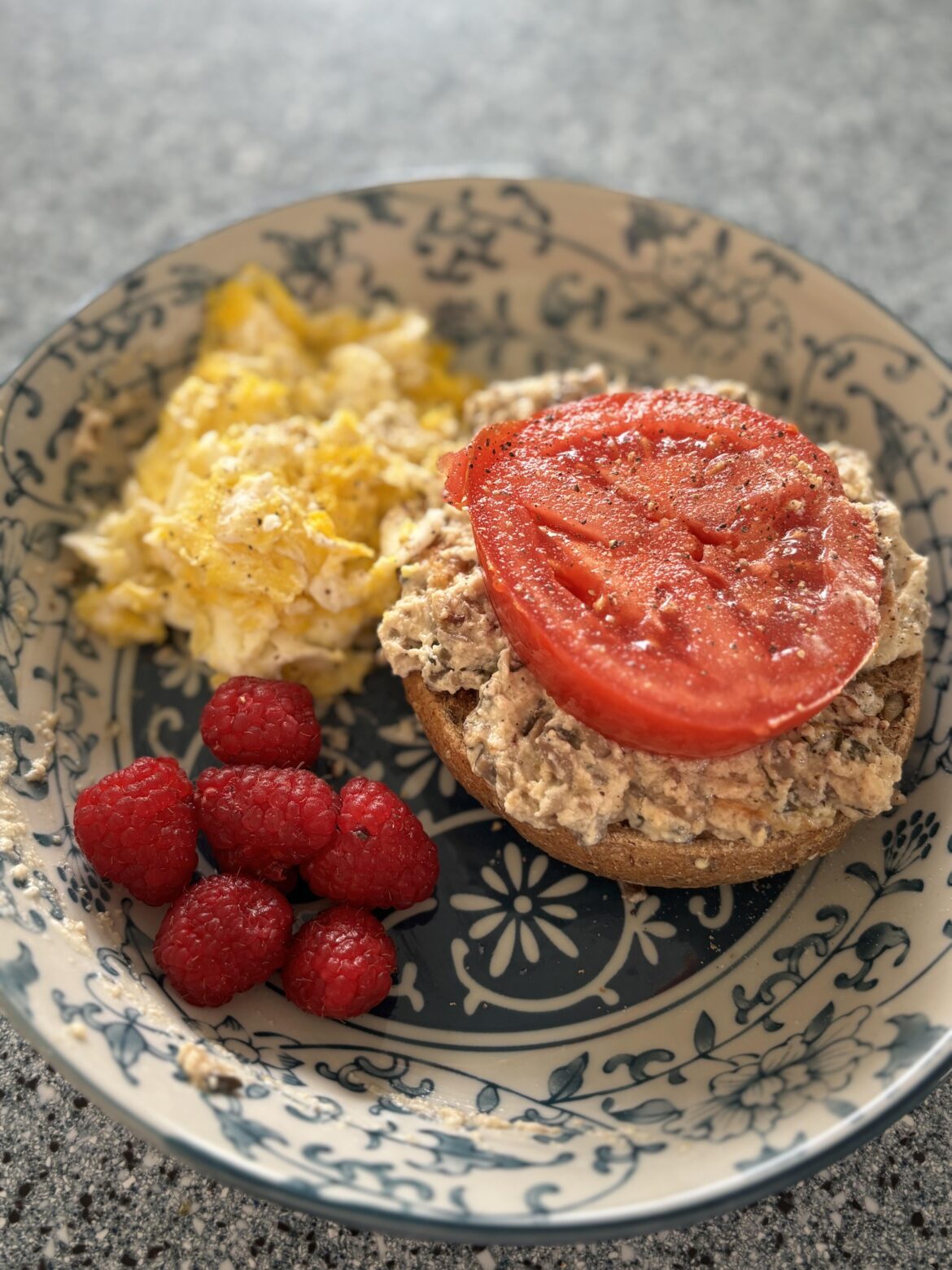 There are a TON of mushrooms on my plate