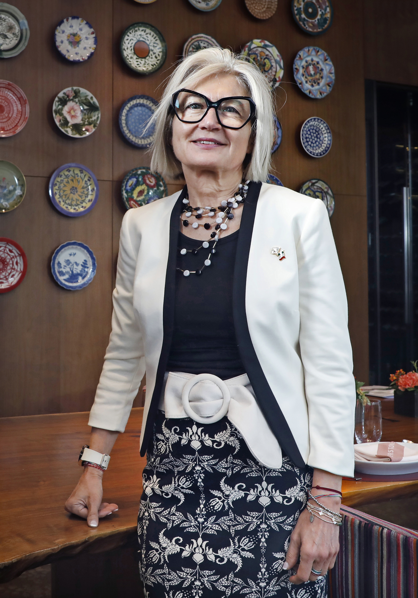 Italian Ambassador to Korea Emilia Gatto poses for a picture during an interview with the Korea JoongAng Daily on Nov. 5. [PARK SANG-MOON]