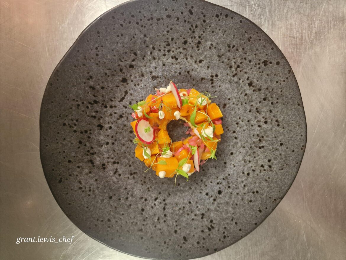 Maple-glazed Butternut squash