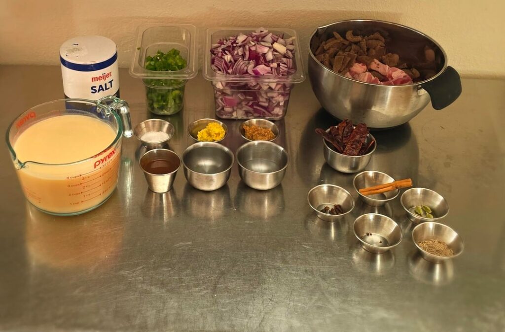 Lunches for this next week set: Sorpotel.