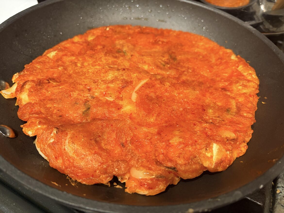 It’s raining in Los Angeles. Time for kimchi jeon!