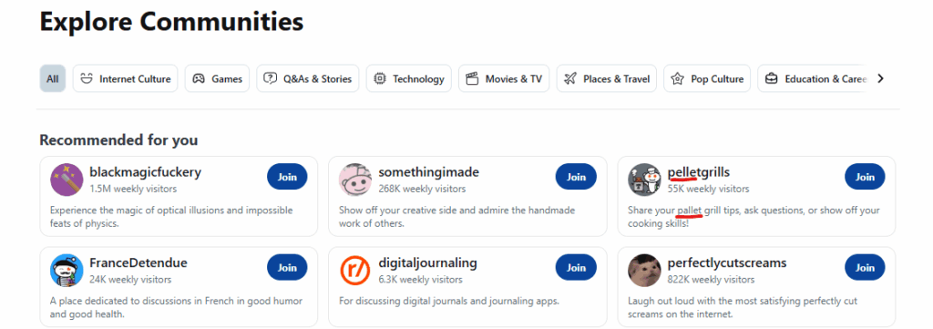 PelletGrills subreddit subtext in the recommended section spells it Pallet Grills instead PelletGrills subreddit subtext in the recommended section spells it Pallet Grills instead